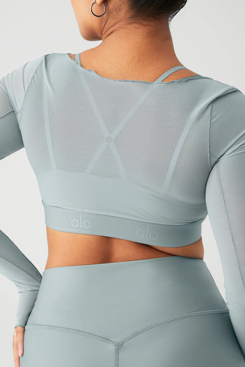 Airlift Long Sleeve Ballet Dream Bra - Cosmic Grey 10 Airlift Long Sleeve Ballet Dream Bra - Cosmic Grey - Image 10