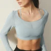 Airlift Long Sleeve Ballet Dream Bra - Cosmic Grey