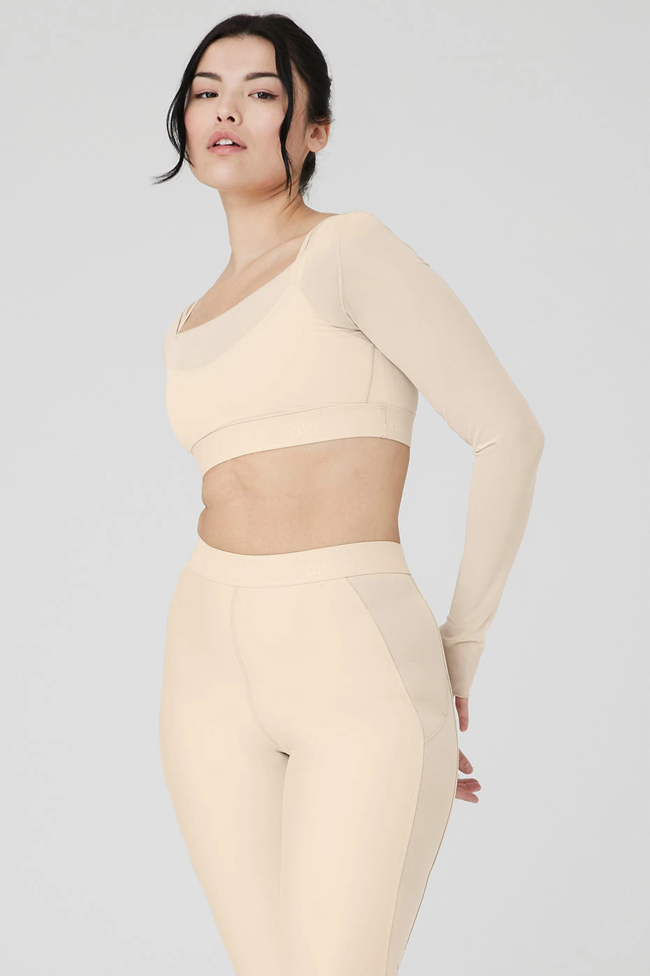 Airlift Long Sleeve Ballet Dream Bra - Macadamia 8 Airlift Long Sleeve Ballet Dream Bra - Macadamia - Image 8