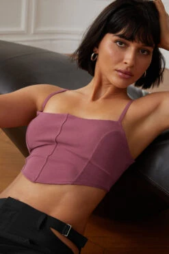 Soft Sculpt Bra Tank - Mars Clay