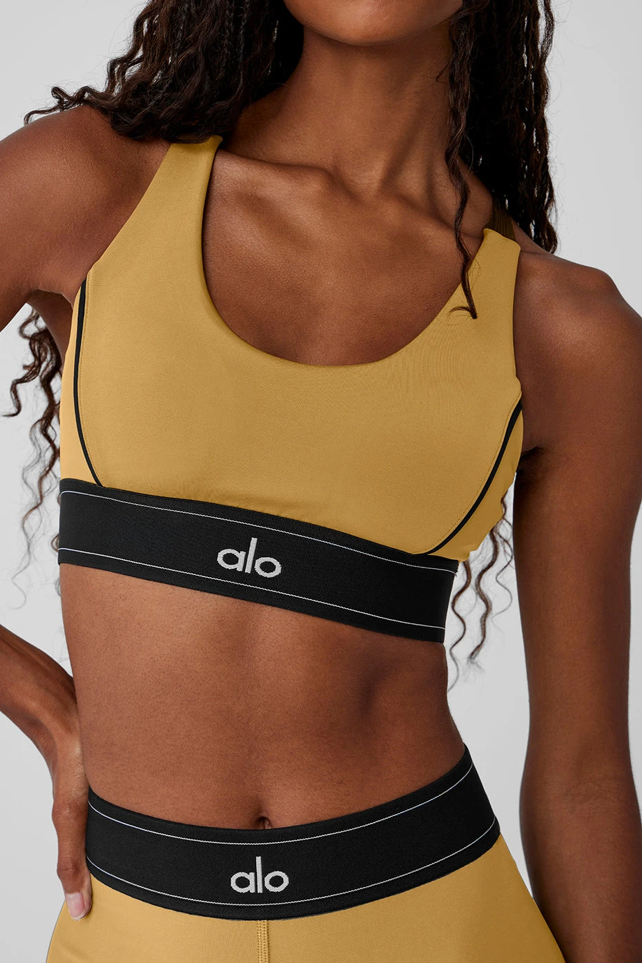 Airlift Suit Up Bra - Golden Olive Branch/Black 4 Airlift Suit Up Bra - Golden Olive Branch/Black - Image 4