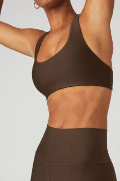 Airlift Advantage Racerback Bra - Espresso -Attire Mew Sales W9678R 04064 b1 s1 a4 1 m18